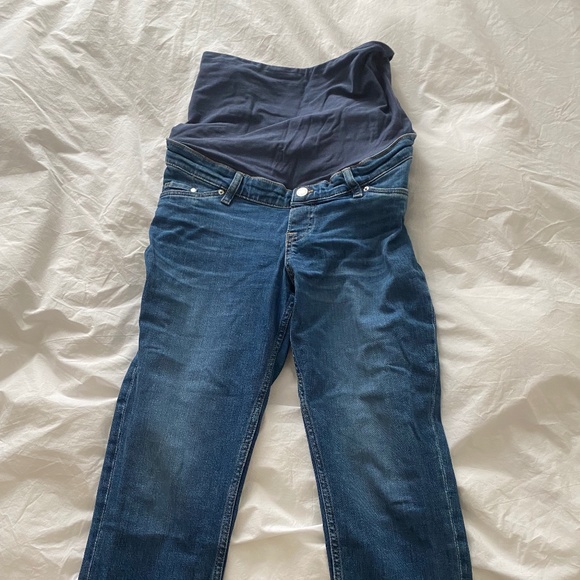 H&M MAMA Mom Ankle Jeans - Picture 1 of 3